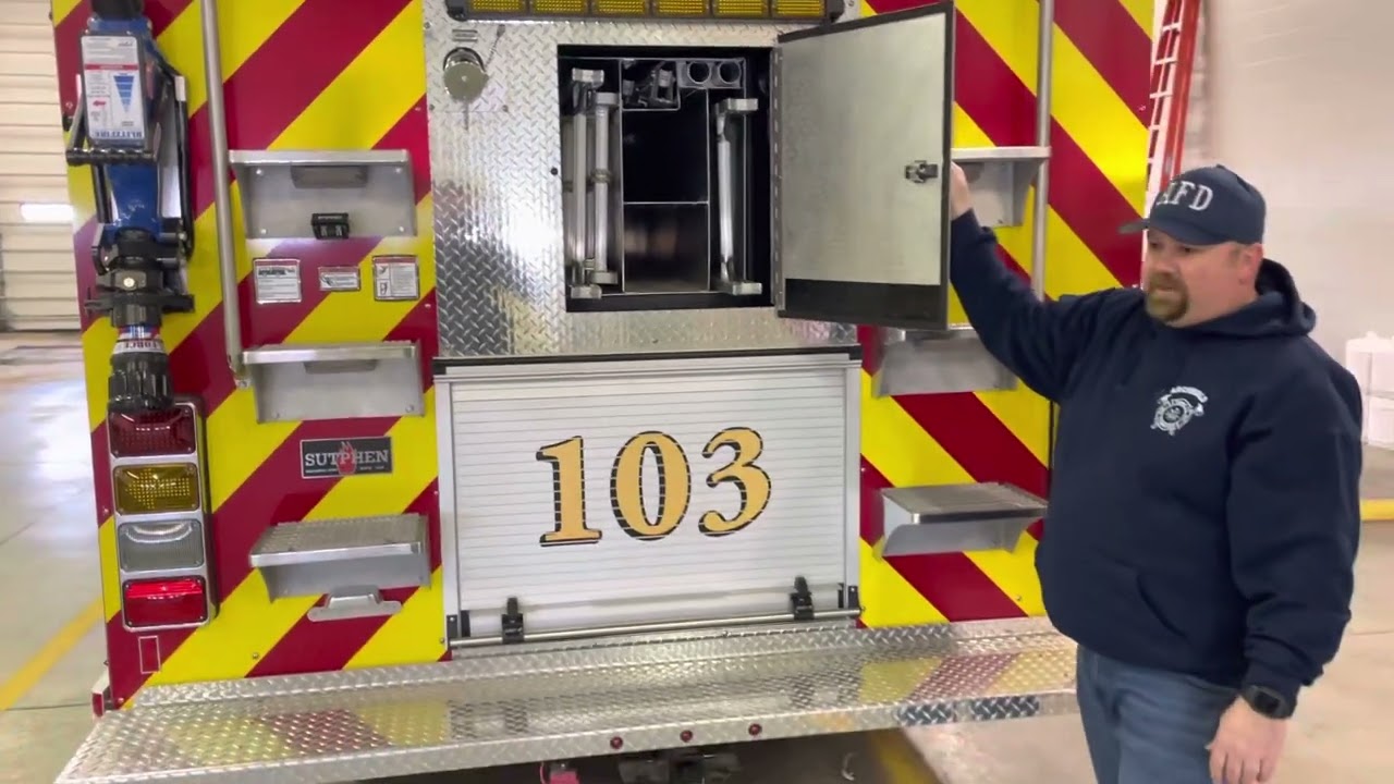 Take a tour of our new Sutphen Engine 103.