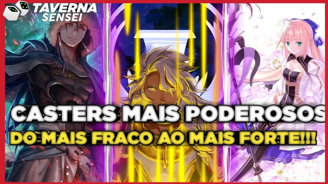 NÍVEIS DE PODER DOS CASTERS MAIS PODEROSOS DE FATE!