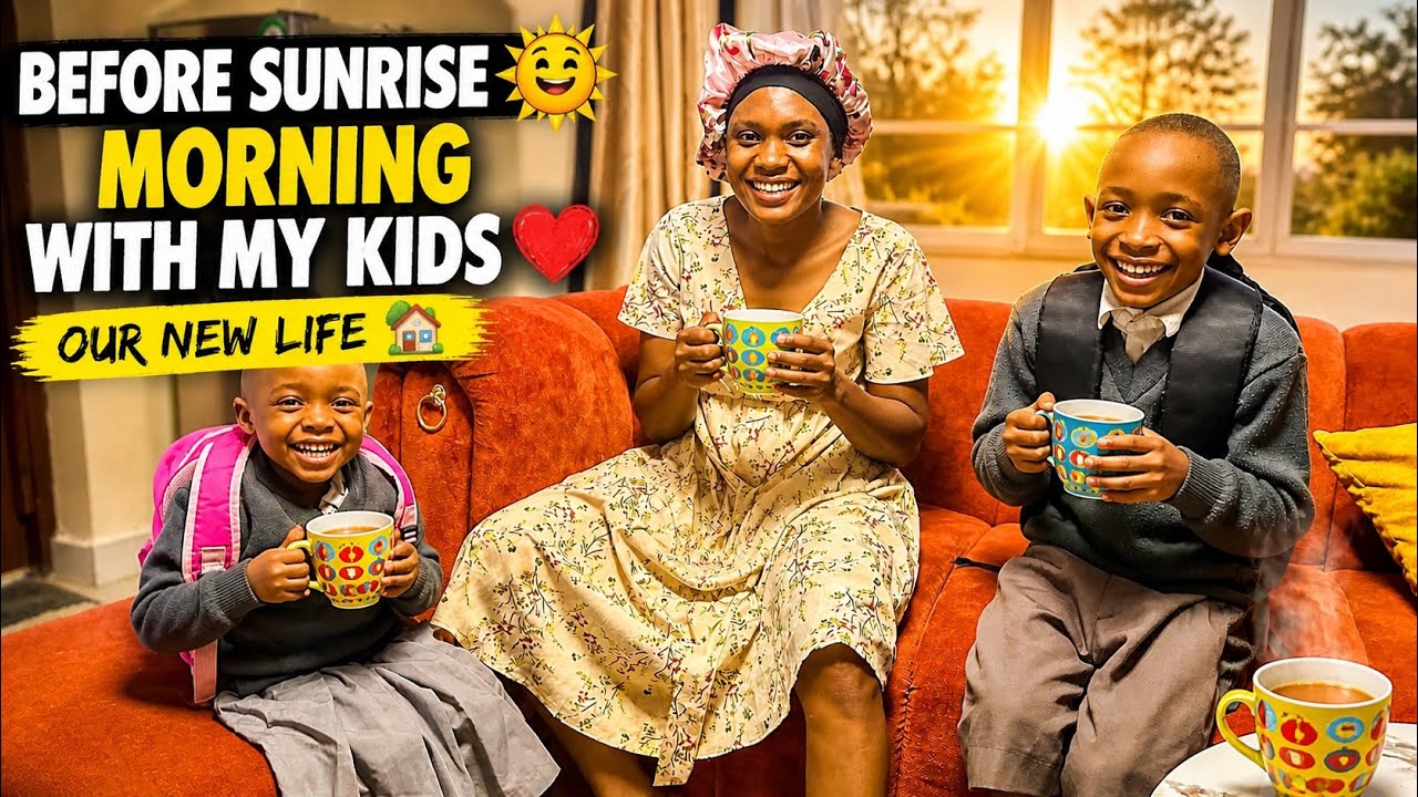 THANK YOU for 500,000 Subscribers 🥹🙏🥰5AM Morning Routine Before Sunrise 🌅Preparing Kids4 School