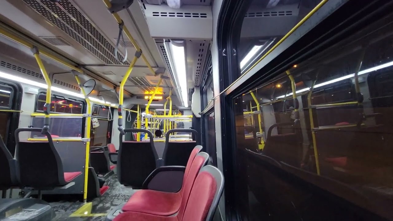 Toronto Transit Commission 9042: 329S Dufferin Blue Night Short Turn Ride Video