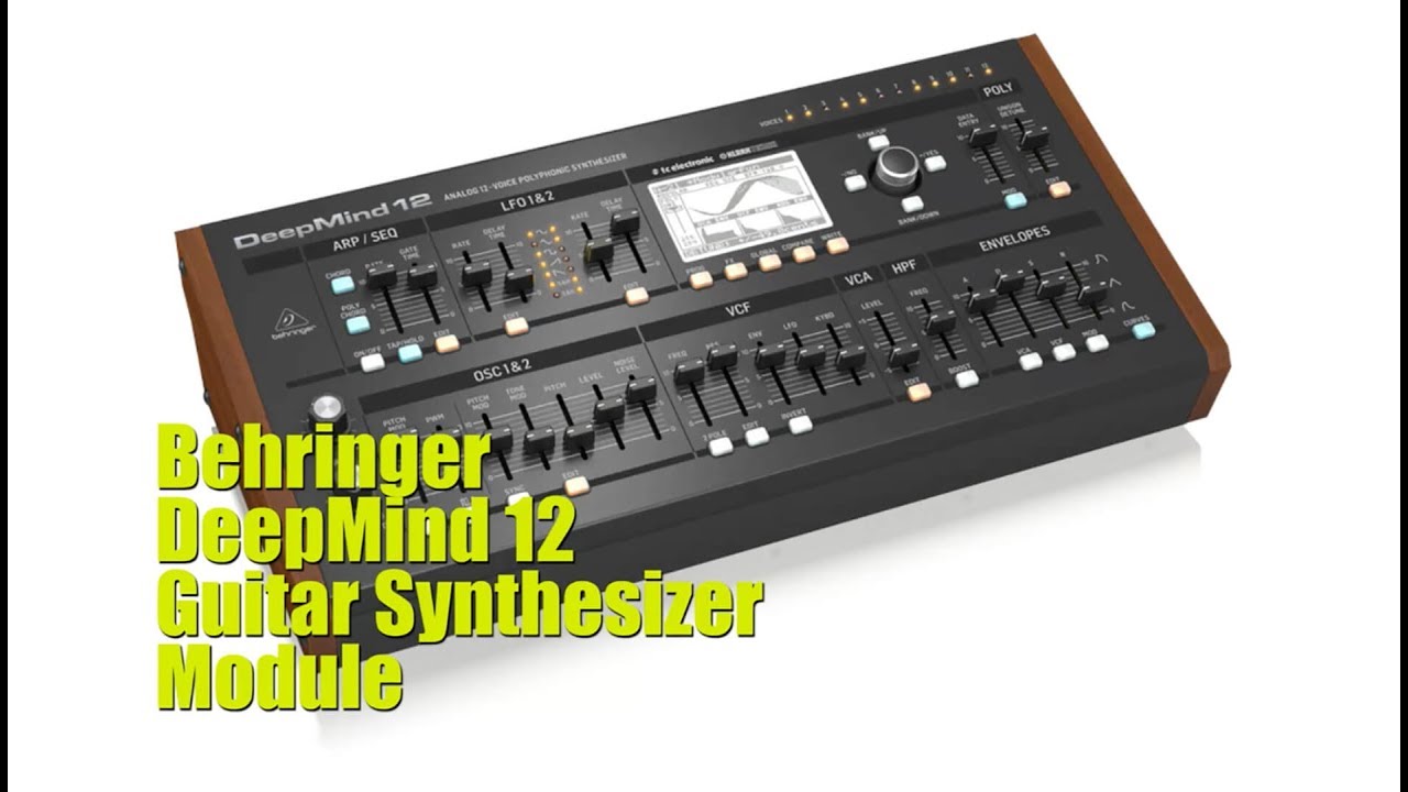 Behringer DeepMind 12 - Roland Guitar Synthesizer - Boss GP-10 - MIDX-20