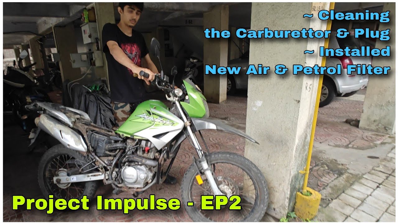 Hero Impulse 150 | Ep2 Service | Carburetor and Plug Cleaning | New Air & Petrol Filter | DNA VLOGS