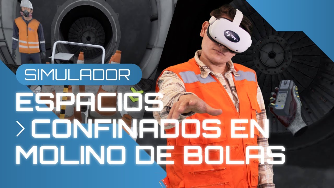 SIMULADOR de Espacios confinados en Molino de Bolas - Conoce la EXPERIENCIA VIRTUAL DE TRABAJO