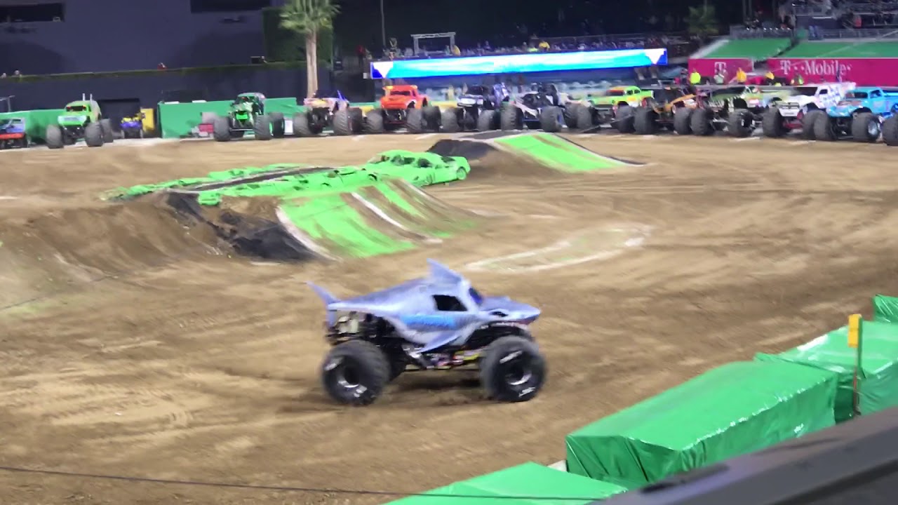 Monster Jam San Diego 2018 MEGALODON Freestyle 1/20/18
