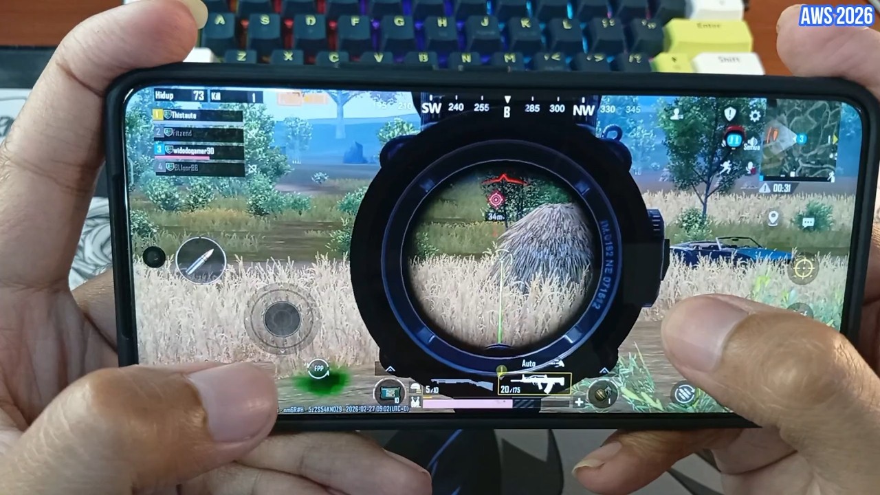 GAMING TEST VIVO V60 | SNAPDRAGON 7 GEN 4 | PUBG CALL OF DUTY FREE FIRE