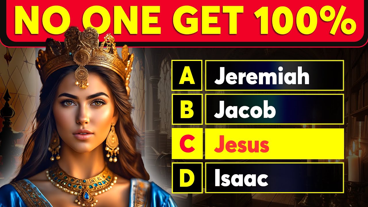 25 BIBLE QUESTIONS ABOUT THE OLD TESTAMENT TO TEST YOUR BIBLE KNOWLEDGE - The Bible Quiz