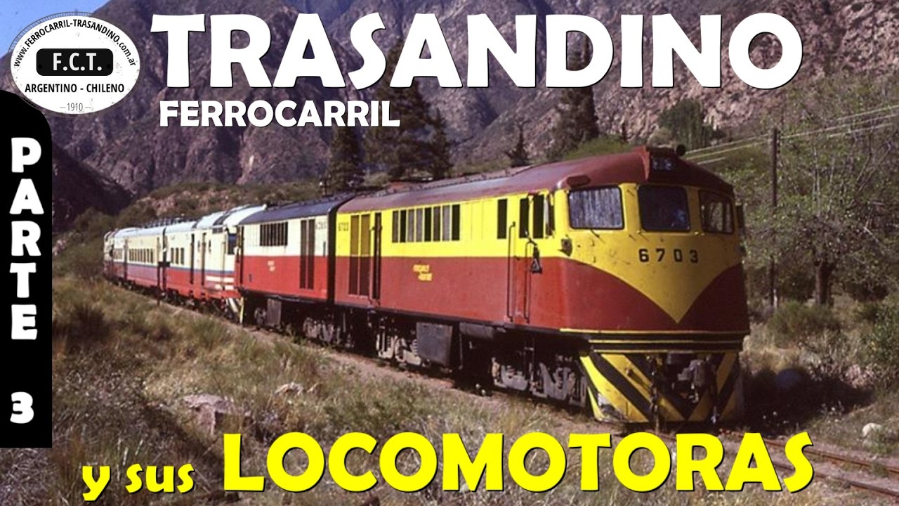 FERROCARRIL TRASANDINO &ndash; HISTORIA DE LAS LOCOMOTORAS 3 - KITSON 40 - GANZ MAVAG - MATERIAL RODANTE