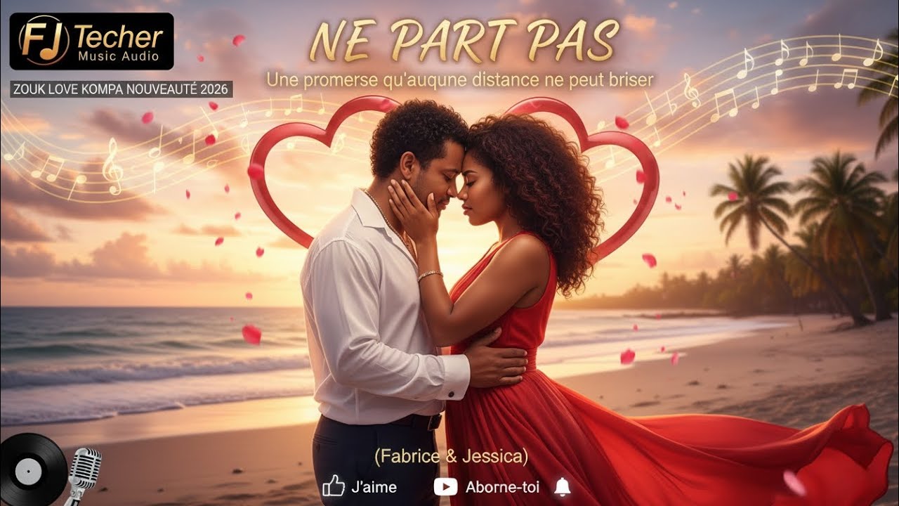 FJ Techer – Ne pars pas (Audio officiel) | Zouk Afro Kompa Romantique 2026
