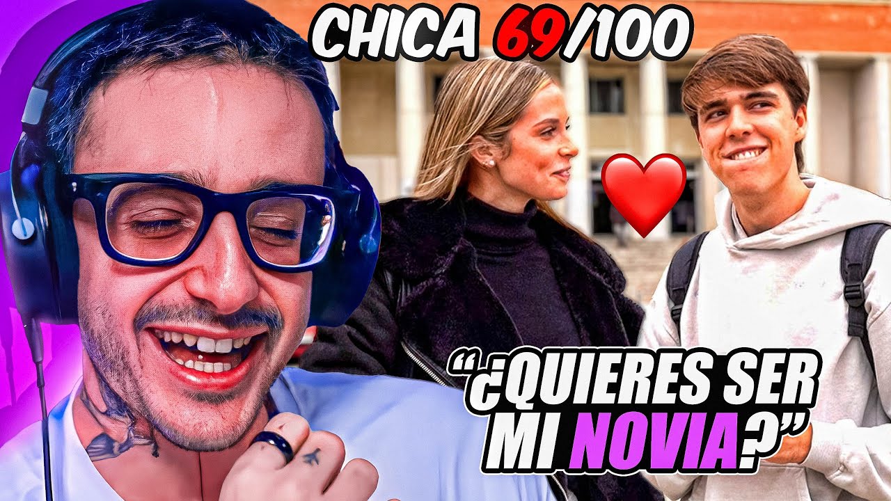 un tiktoker le ha pedido salir a 100 chicas.