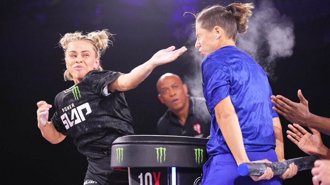 Ex-estrela do UFC dá o recado | Paige VanZant vs Christine Wolmarans | Power Slap 8 - Luta Completa