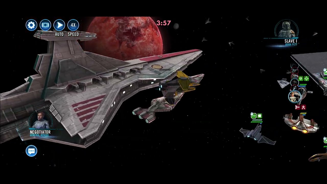 SWGOH negotiator vs triple attacker executor 