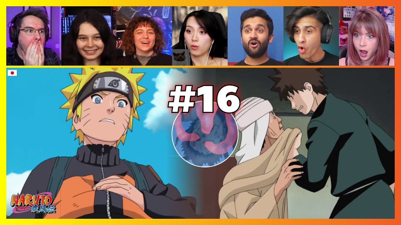 Naruto Shippuden Episode 16 | The Secret of Jinchuriki | Reaction Mashup ナルト 疾風伝