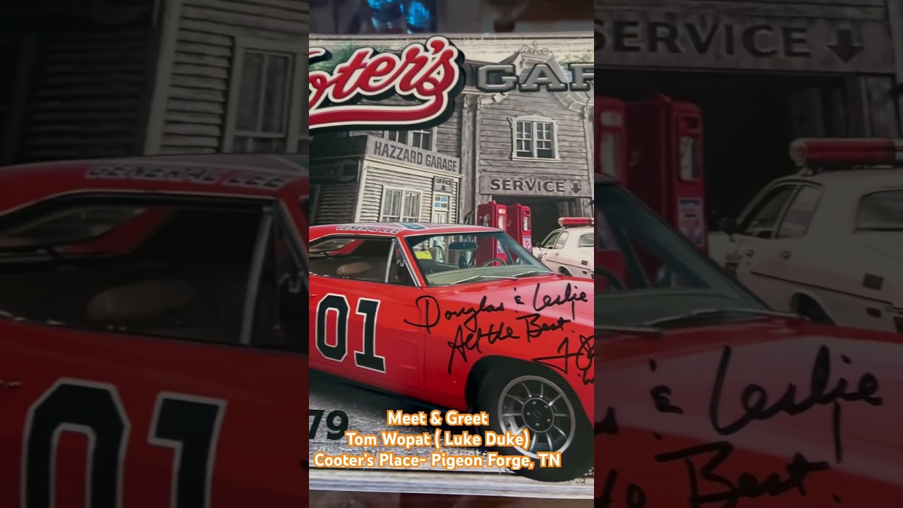 Meeting Tom Wopat (Luke Duke) at Cooter’s Place- Pigeon Forge, TN