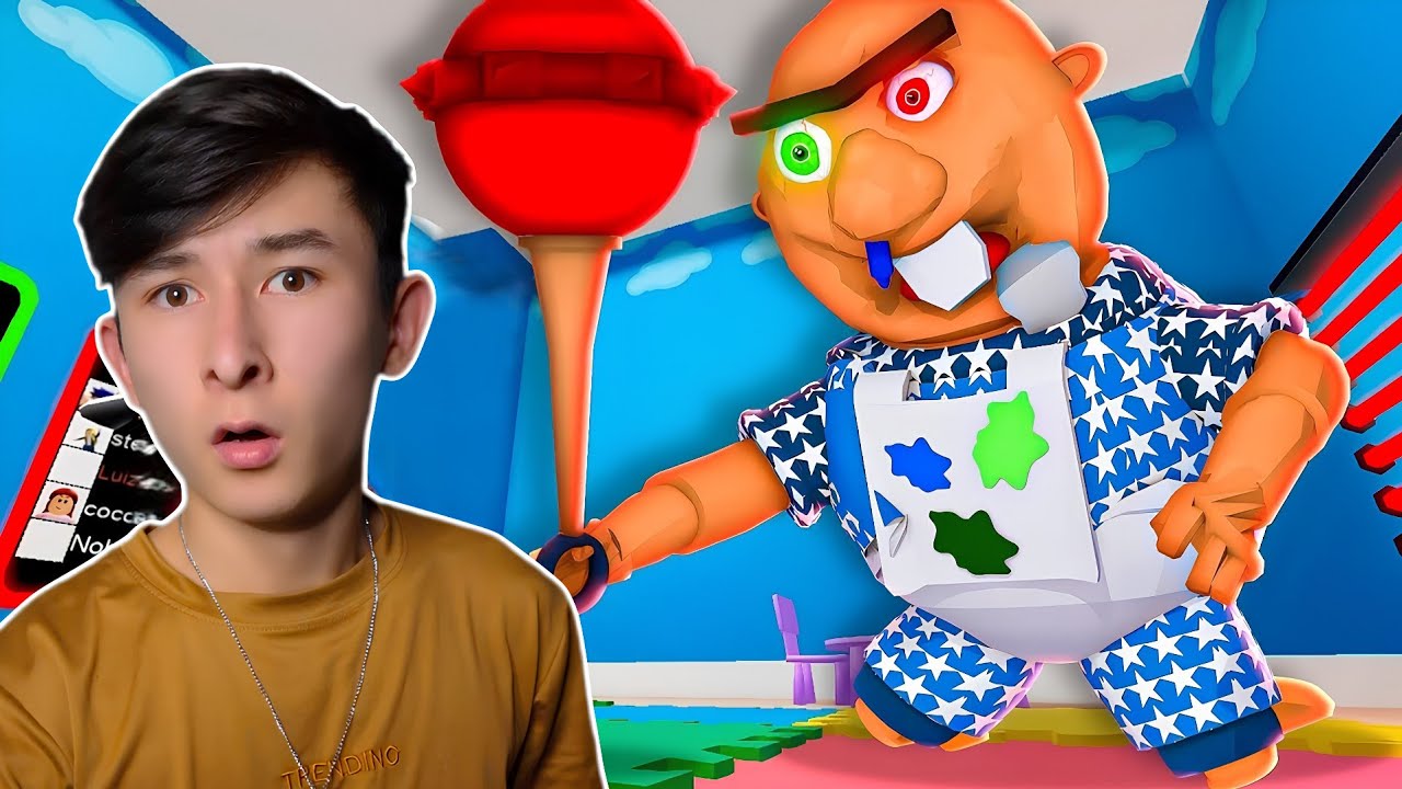 Roblox Lekin Babydan Kim Tez Qochadi! Vaxshiy Baby?