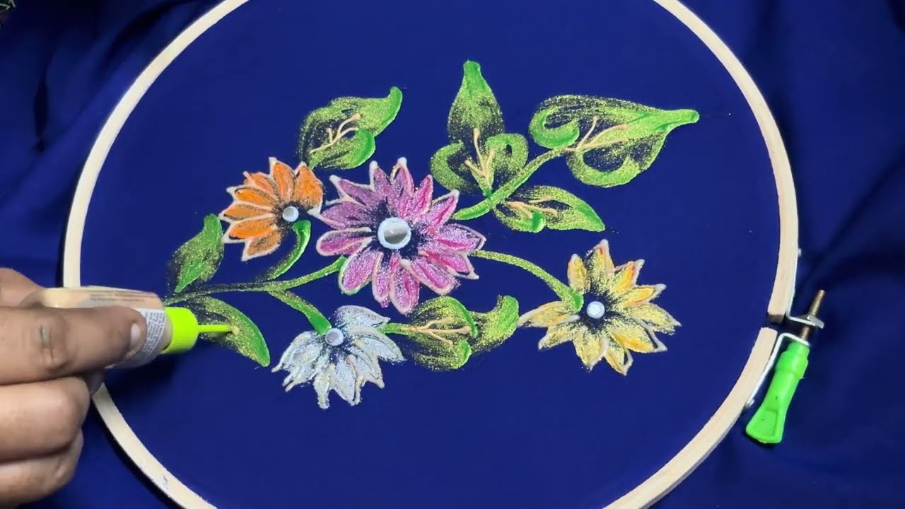 Simple painting designs ￼♥️🌷👌 Poojitha family