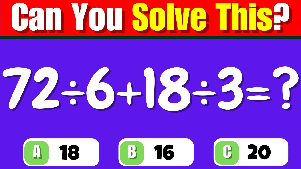 Can You Pass This Maths Quiz... ➗🤓✖️  Easy, Medium, Hard, Impossible | #MathsQuiz #QuizVault