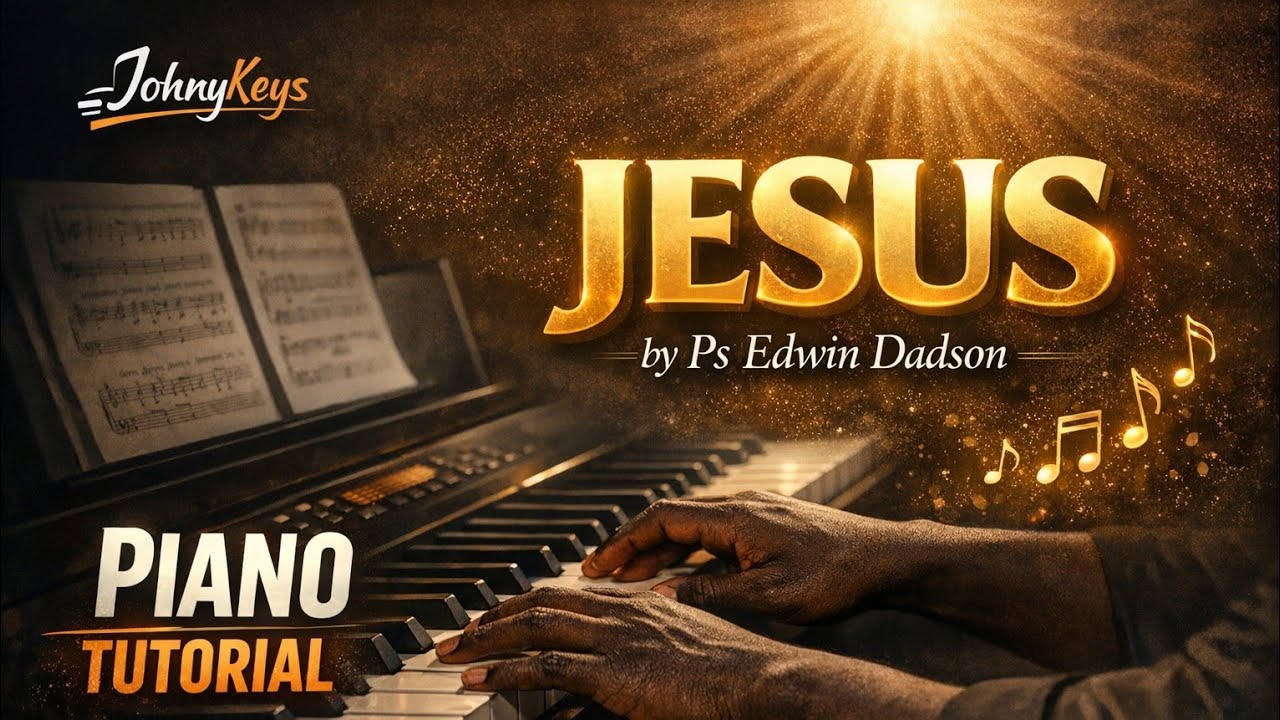 Как играть «JESUS» П.С. Эдвина Дадсона на фортепиано | Начальный уровень — продвинутый — средний ...