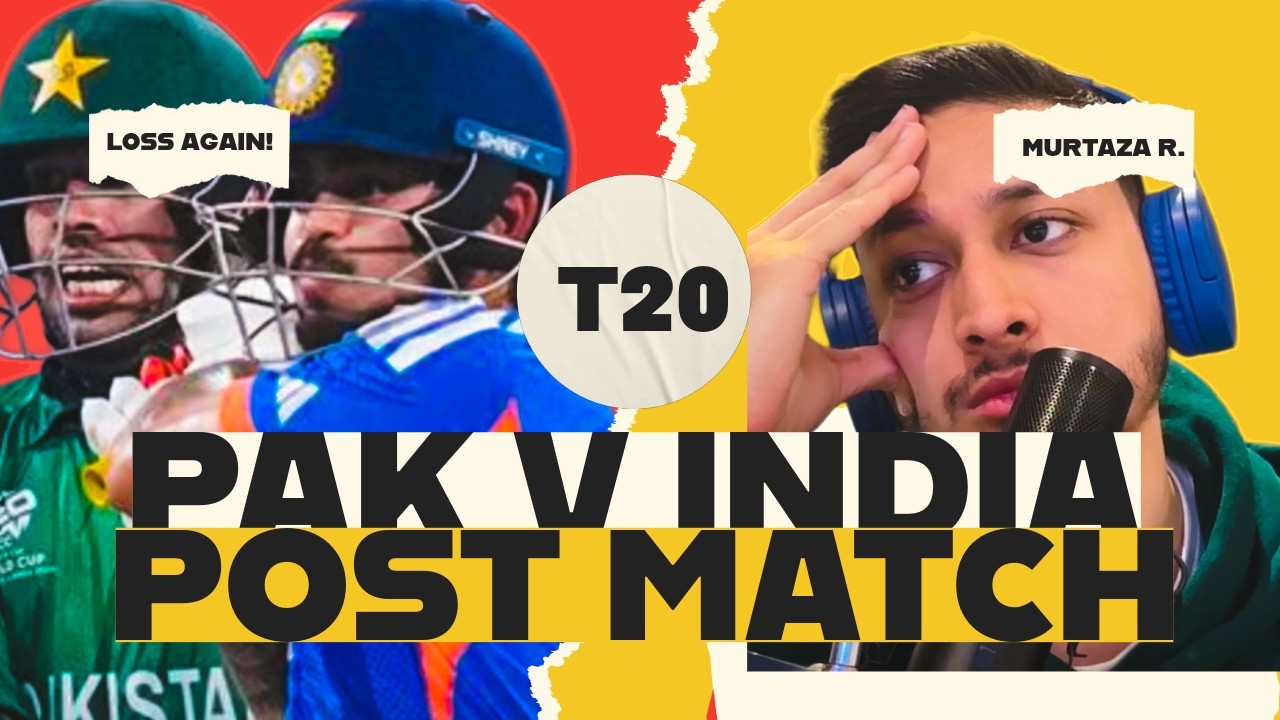 PAKISTAN INDIA POST MATCH T20 WORLD CUP