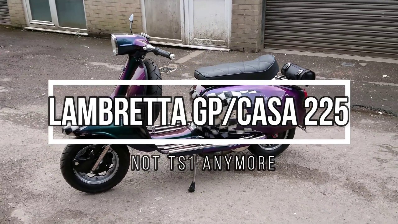 Lambretta GP casa 225 chequered past