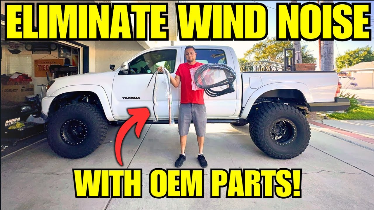 Устранение шума ветра в Toyota Tacoma с помощью оригинальных запчастей!!