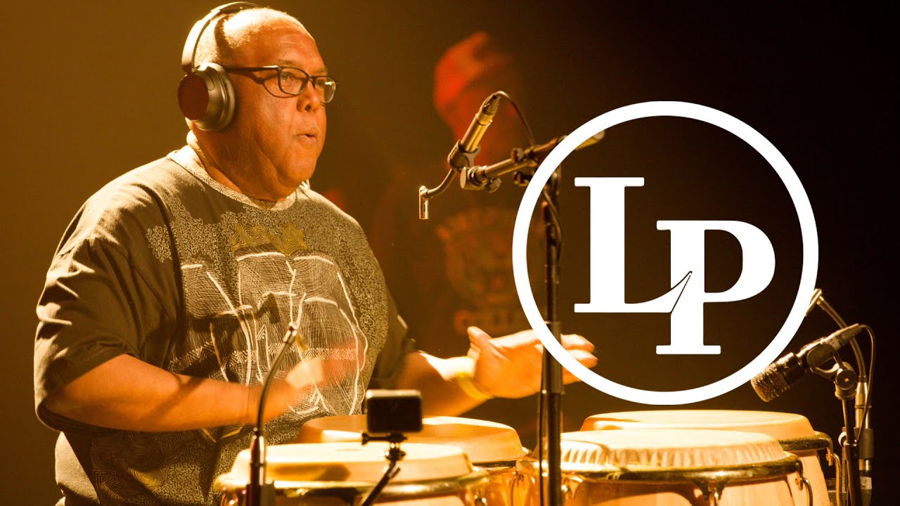 Orlando Poleo, percussionist solo and interview - Live with Yuri Buenaventura