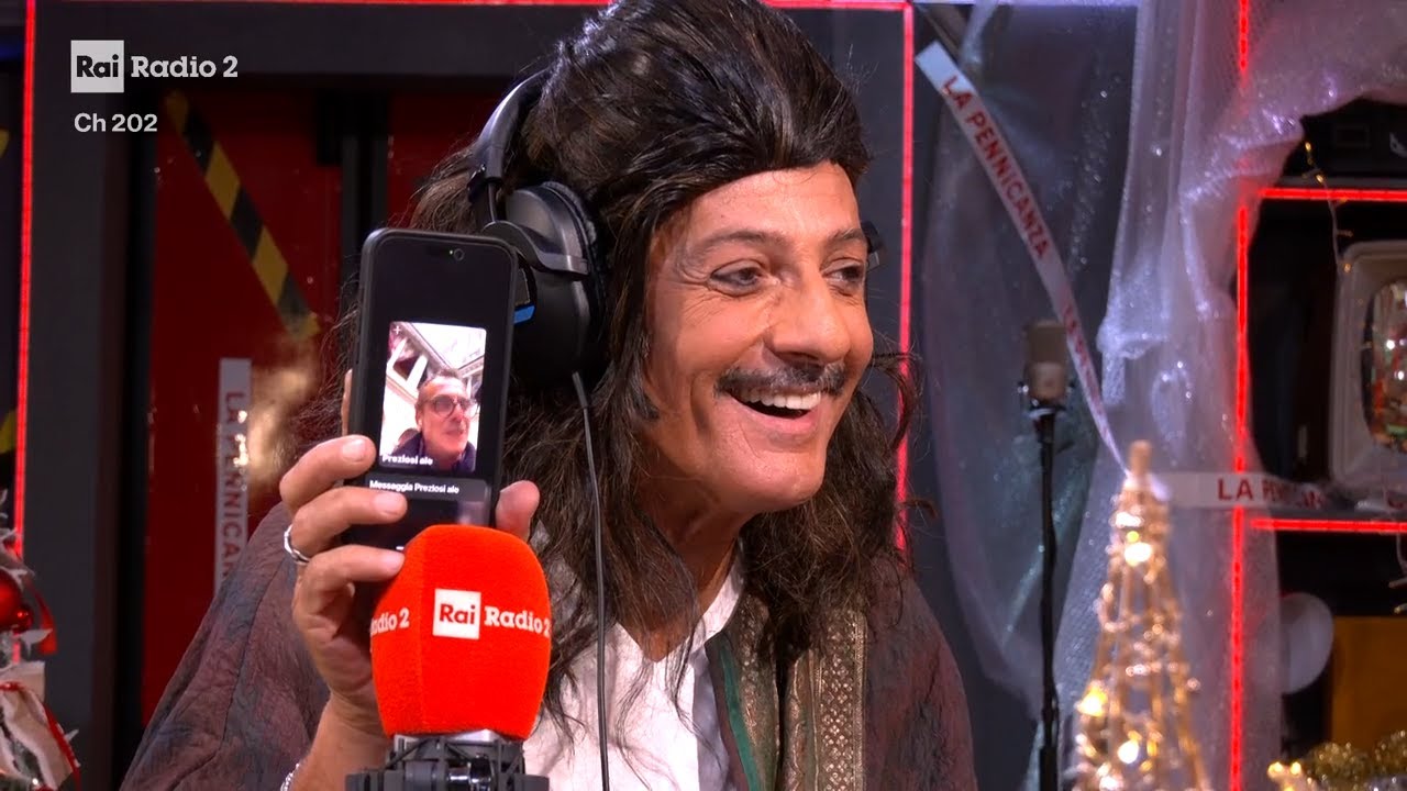 Alessandro Preziosi e Fiorello, la videochiamata in diretta - La Pennicanza 02/12/2025
