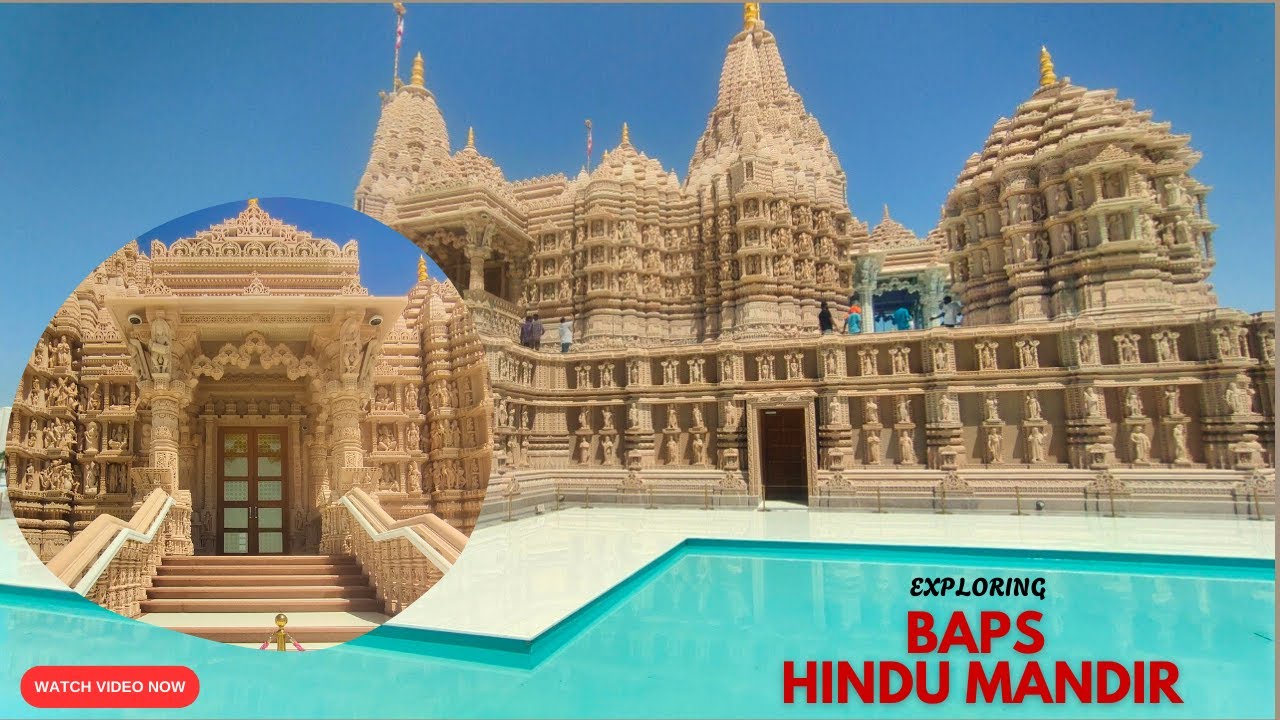 Ancient Hindu Scriptures Carved in Stone | BAPS Hindu Mandir Abu Dhabi | Spiritual Teachings In UAE