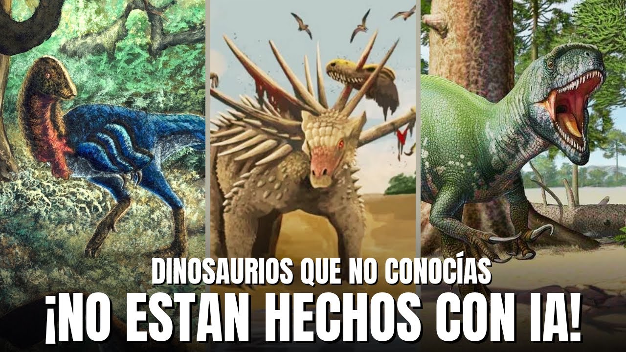 ¡Estos dinosaurios no están hechos con IA! - Dinosaurios Que No Conocías