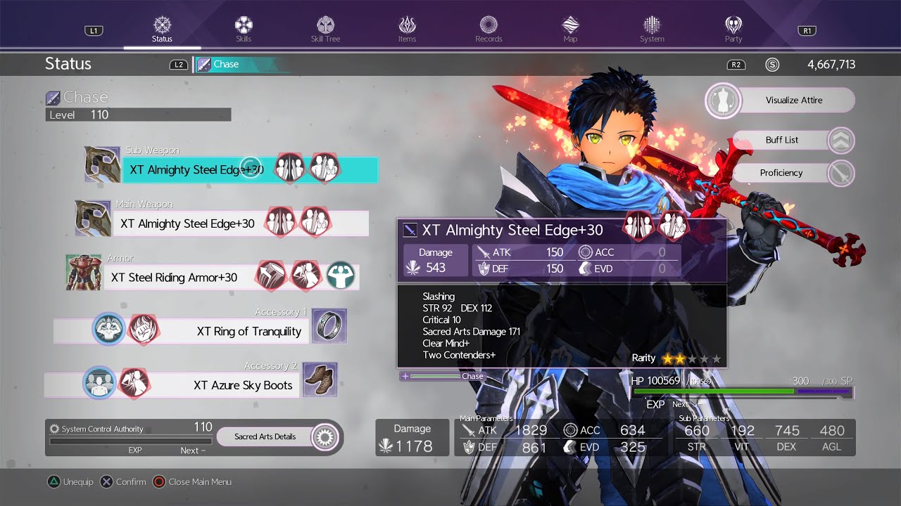 SWORD ART ONLINE Alicization Lycoris: XT Alloy Vs XT Almighty
