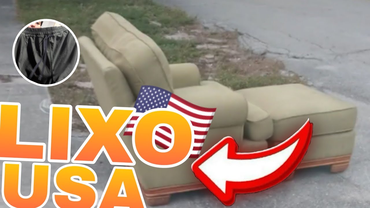 Lixos nós estados unidos 🇺🇲 Poltrona Linda + Roupas Grátis