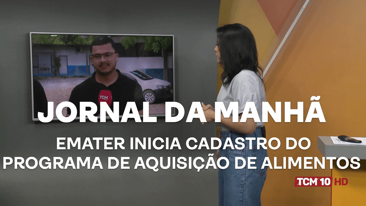 Jornal da Manhã - EMATER inicia cadastro do Programa de Aquisição de Alimentos
