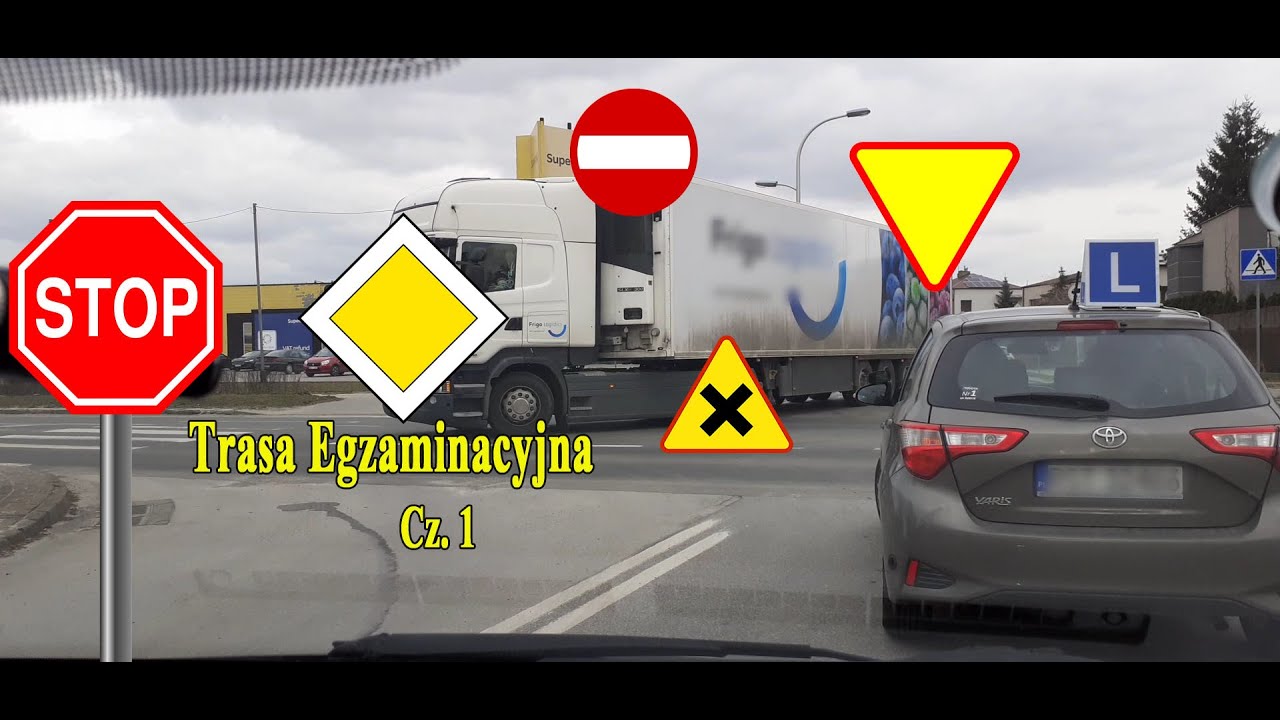 Trasa Egzaminacyjna-Tarnobrzeg cz.  1