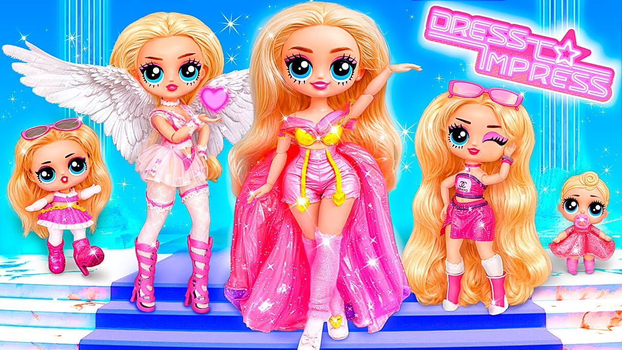 Dress to Impress: Model Growing Up! Crafts for Dolls LOL OMG