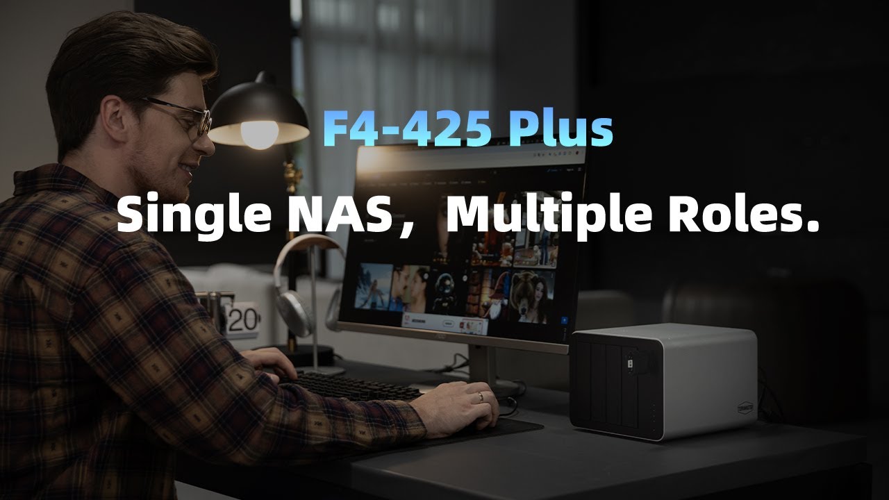 F4-425 Plus | The Single NAS,Multiple Roles|For Work, Hobbies, and Life.