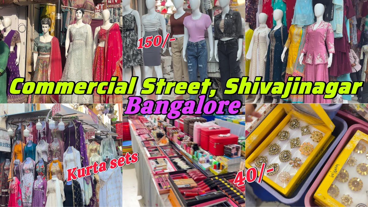 Commercial Street Bangalore🛒 | Where to shop 🛍️| Shopping guide | Shivaji Nagar market|2025