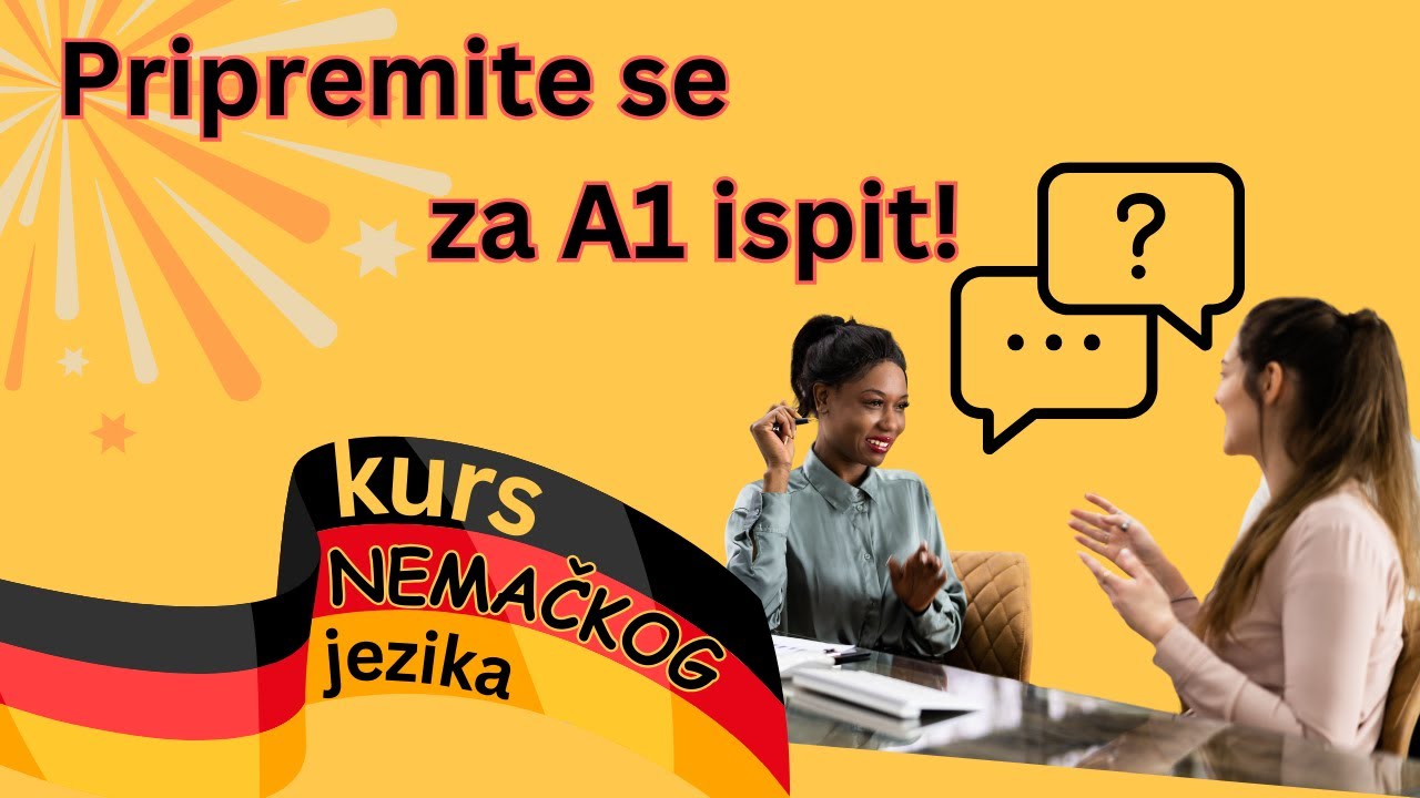 PRIPREMITE SE ZA USMENI DEO ISPITA (A1 NIVO) - Kurs nemačkog jezika