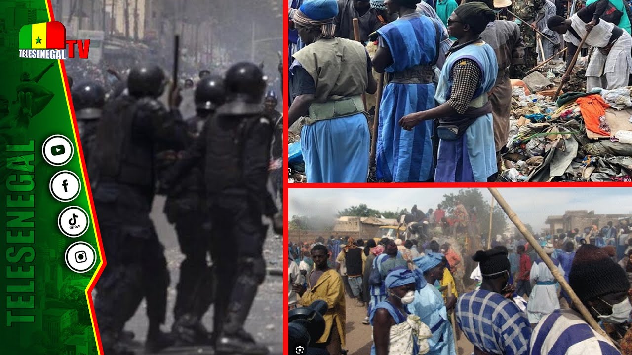 Manifestation à Touba 