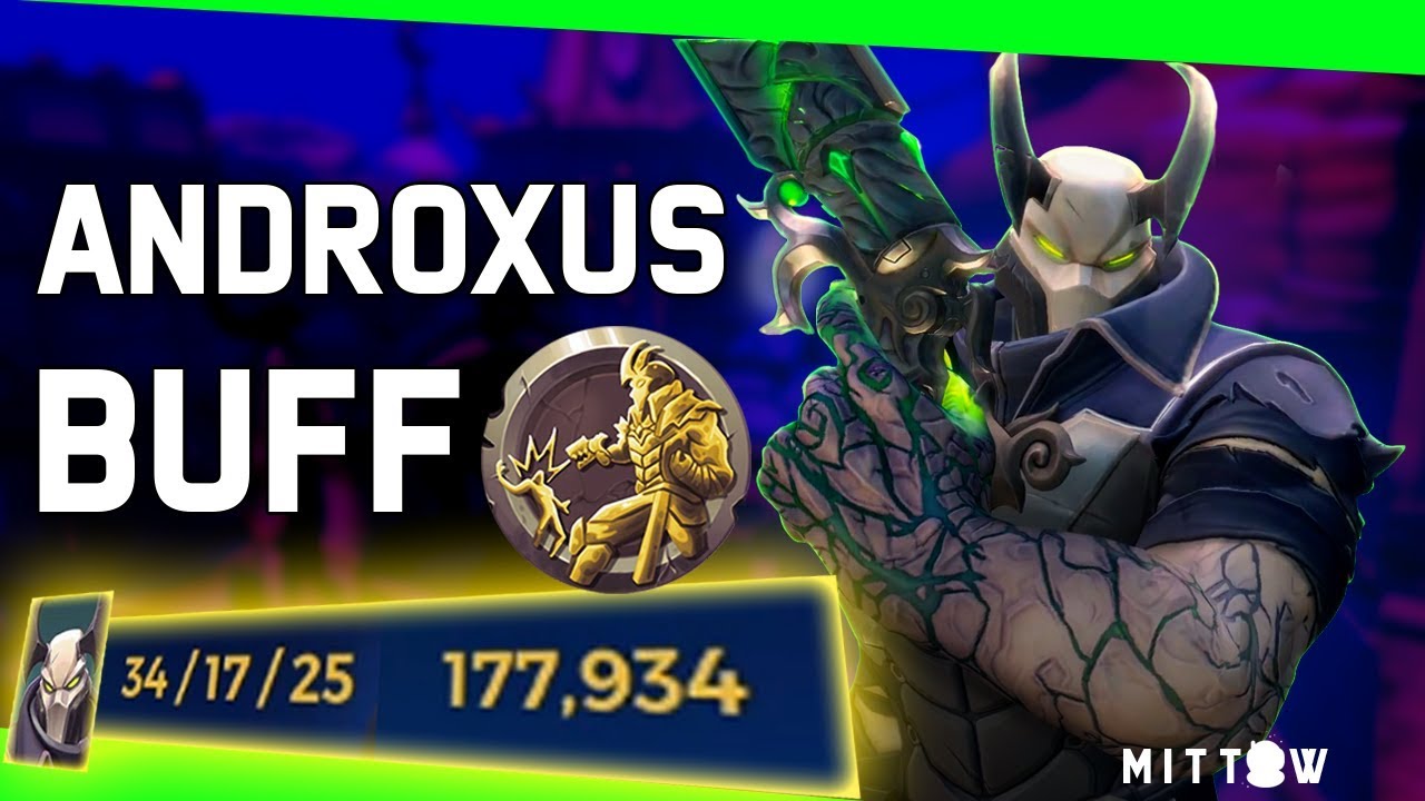 ANDROXUS DEPOIS DO BUFF! *59/17 - 178k DMG*  ft.Lisgood l Paladins Ranked