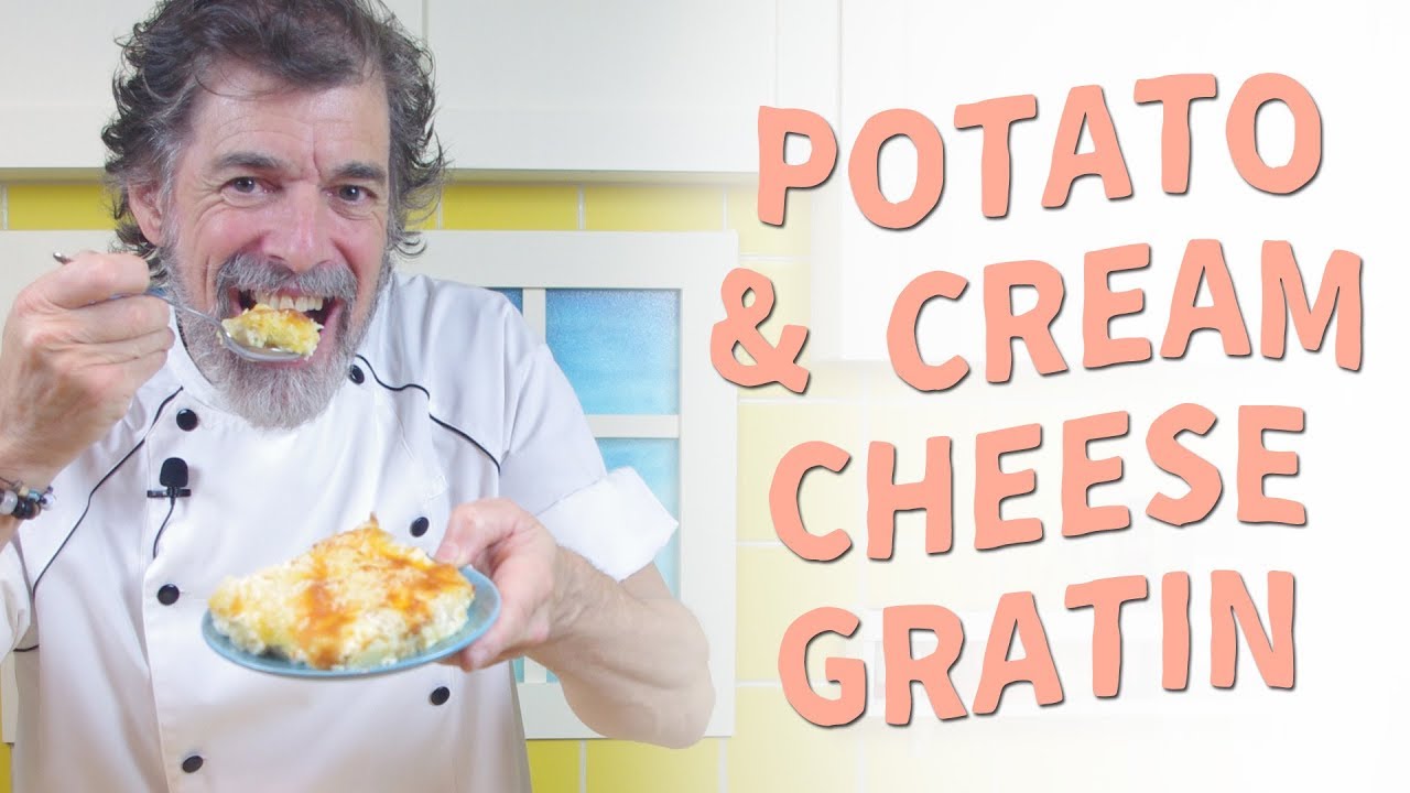 How to Bake a Creamy Potato and Cream Cheese Gratin - Recipe Video