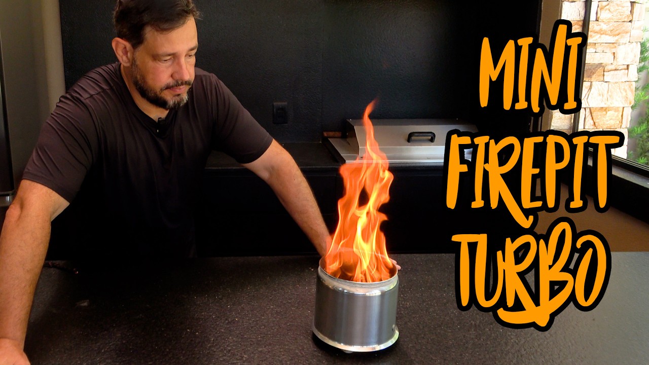 Mini FirePit Turbo com 2 Panelas #Fogareiro #Fogueira #DIY