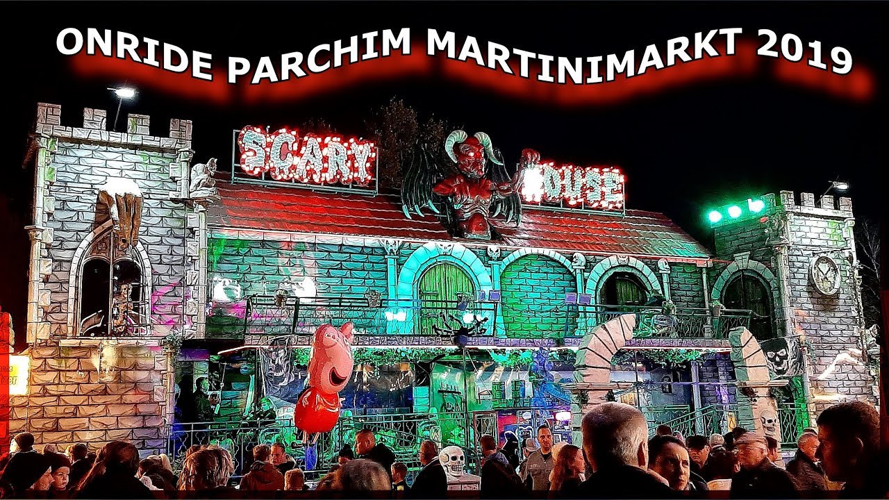 SCARY HOUSE HANSLA GEISTERBAHN PARCHIM MARTINIMARKT 2019 KIRMES ONRIDE KERMIS FUNFAIR 2019 KIRMES TE