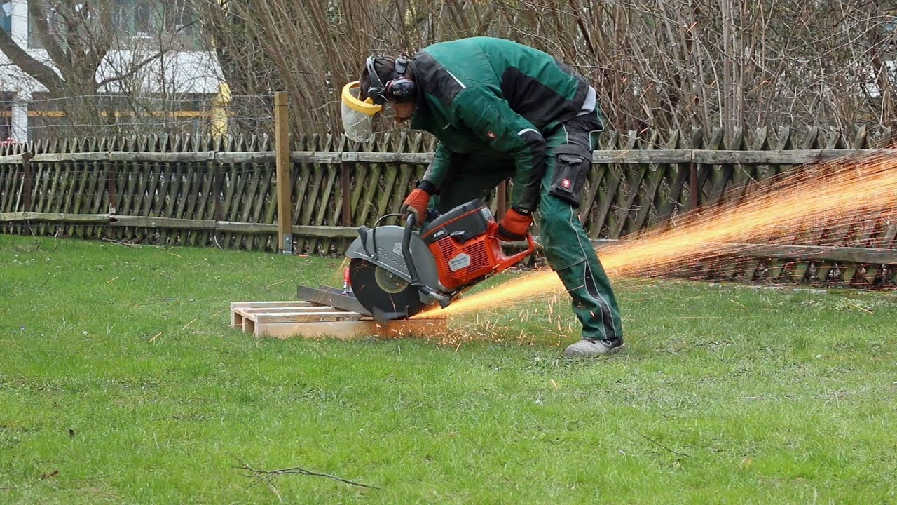 Husqvarna K 760 concrete saw / power cutter / cut off machine Trennschleifer Flex Metal Steel Stihl