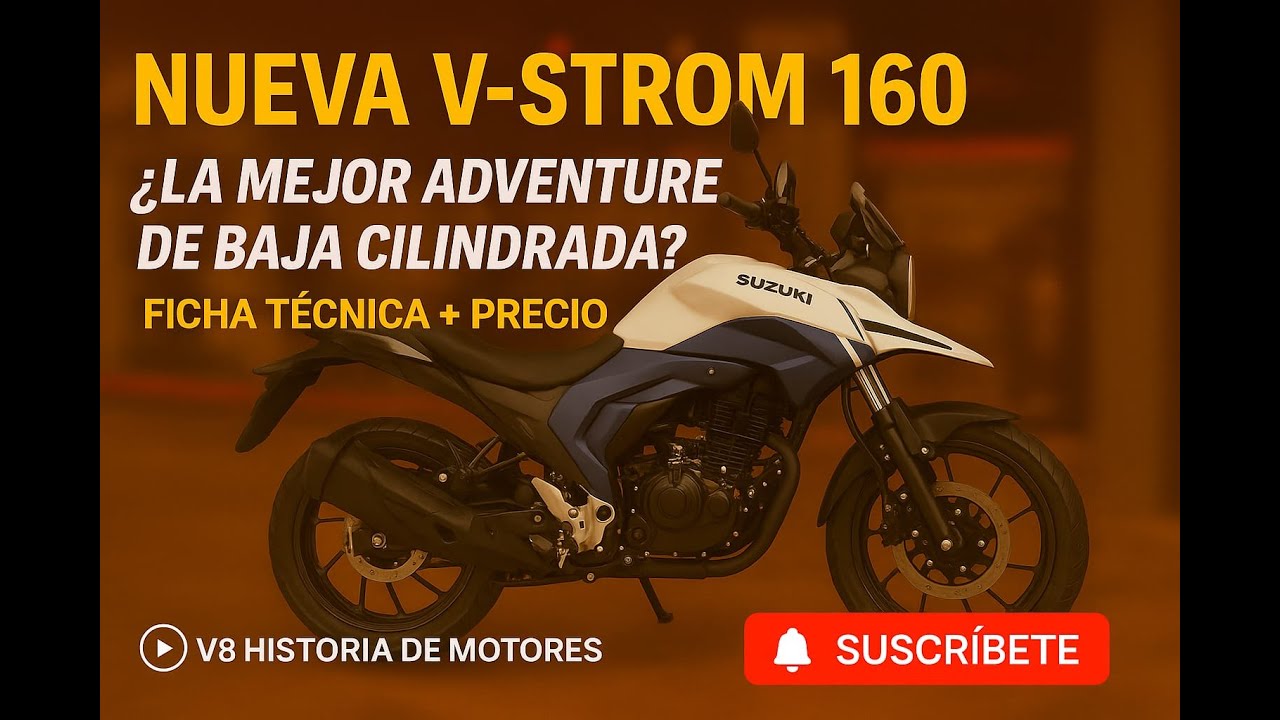 🔴 NUEVA V-STROM 160 SUZUKI 2025 | ¿La mejor adventure de baja cilindrada? Ficha Técnica + Precio