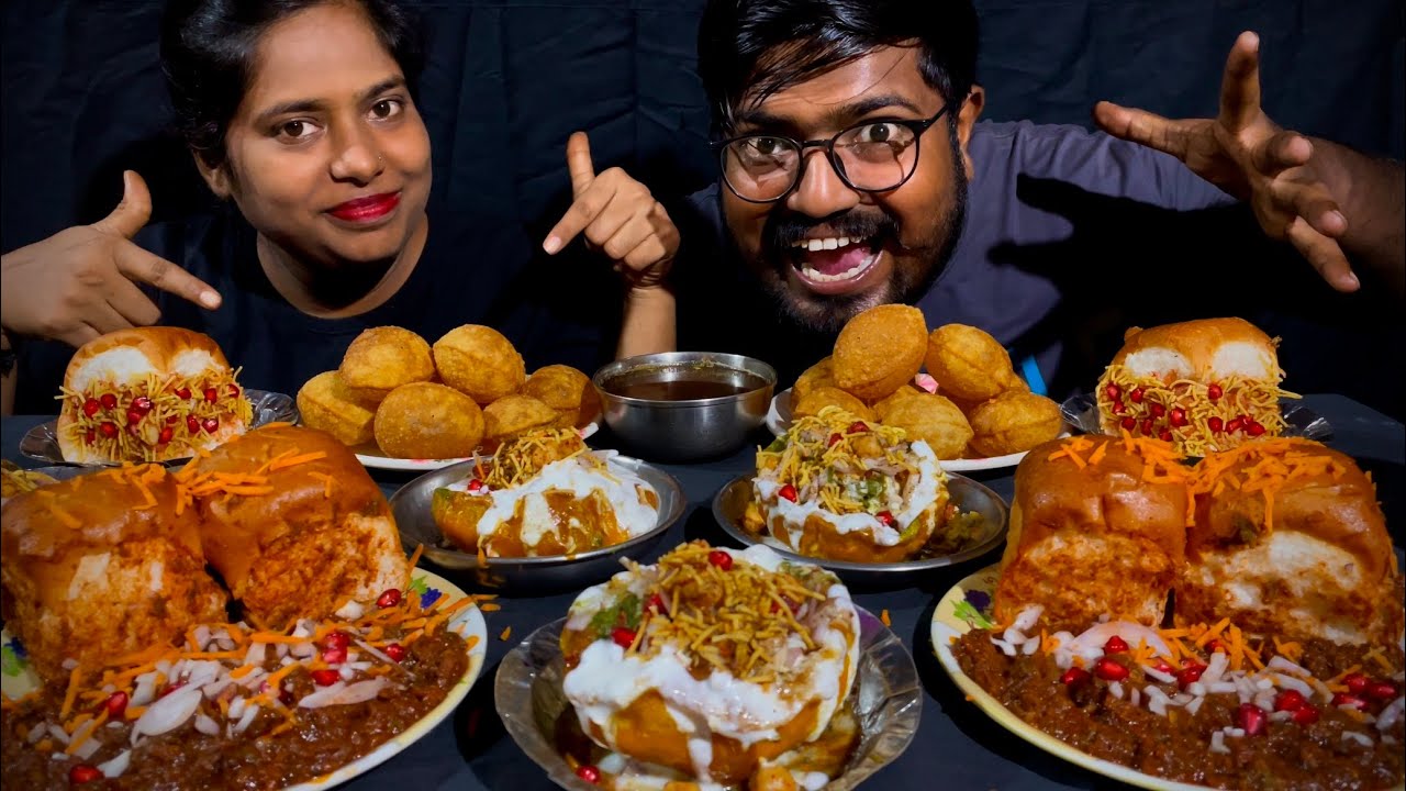 spicy raj kachori, pav bhaji, spicy pani puri, dabeli 👌🥵🥵🔥🔥