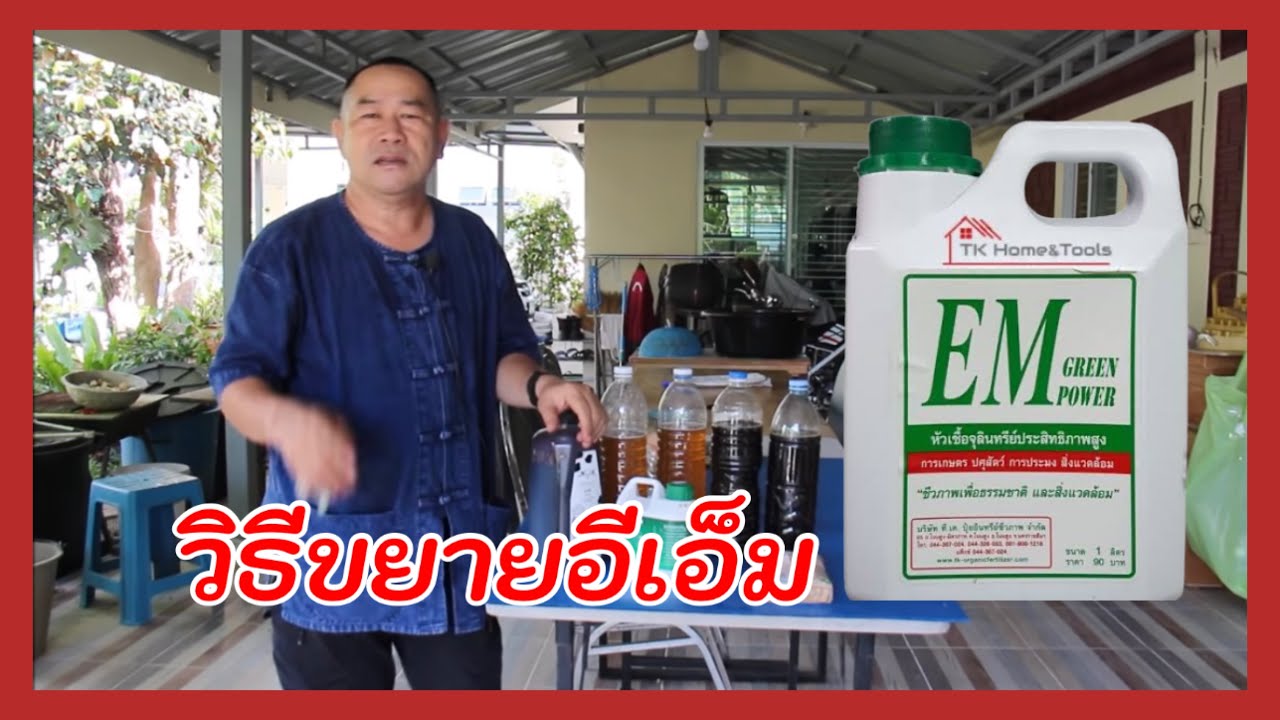 145/ วิธีขยายจุลินทรีย์อีเอ็ม อธิบายชัดๆ เข้าใจง่ายๆ เหมาะสำหรับมือใหม่หัดทำครับ lตั้มเกษตรพอเพียง