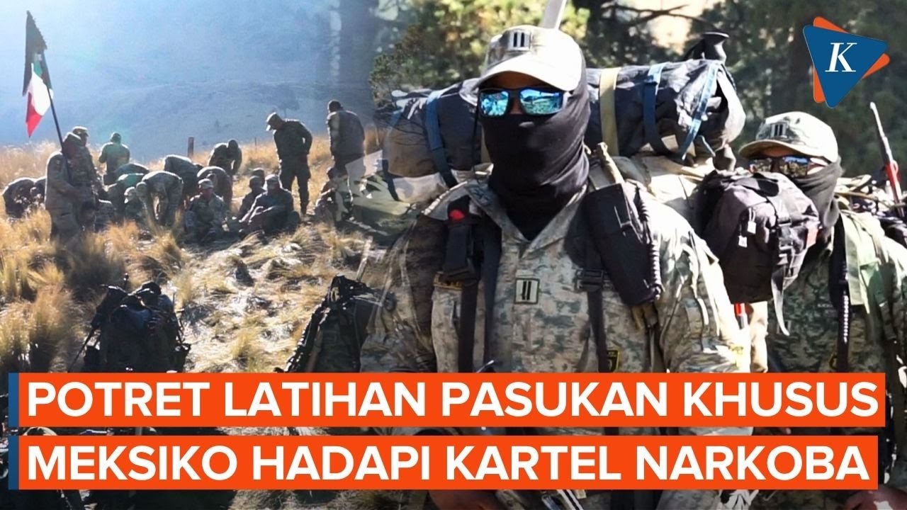 Lawan Kartel Bengis, Begini Potret Latihan Pasukan Elite Khusus Meksiko