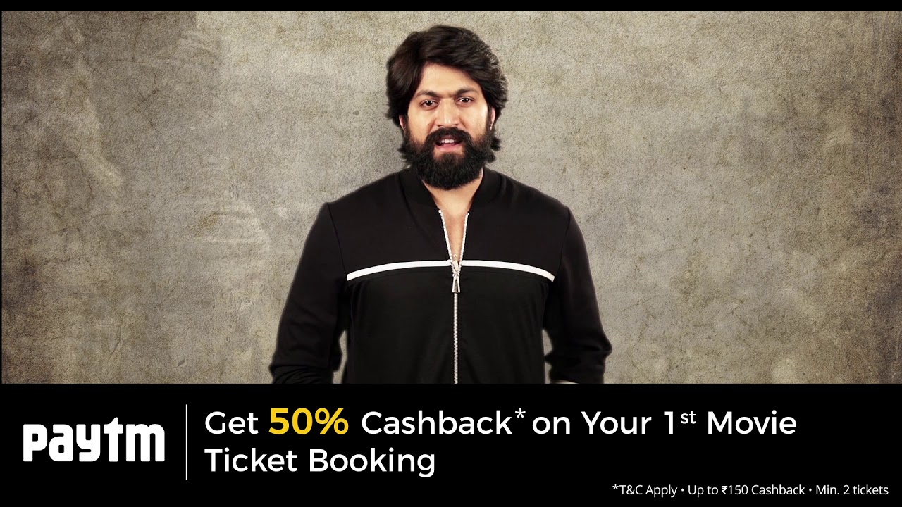 Book #KGF movie tickets on Paytm