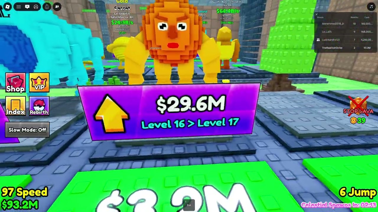 Roblox - Volt Strike - Survive LAVA for Brainrots
