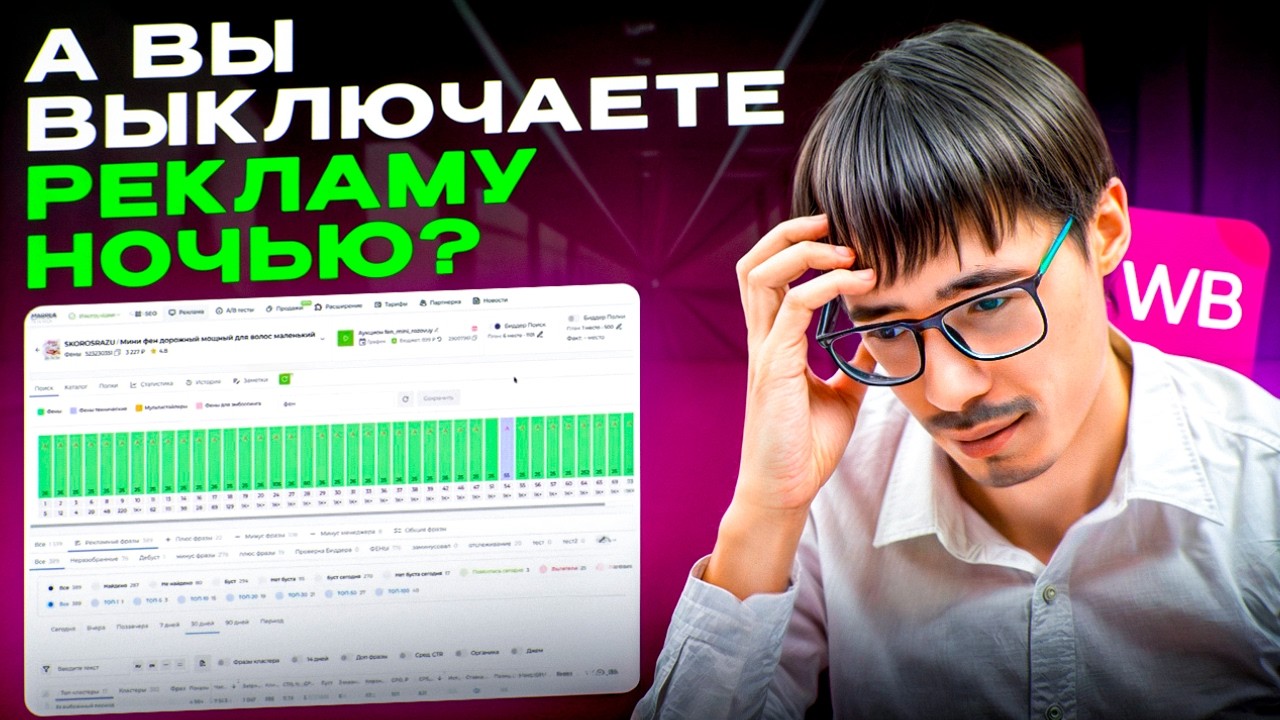Как получить ТОП позиции Wildberries без ручного управления рекламой: SPM, SPS, полки