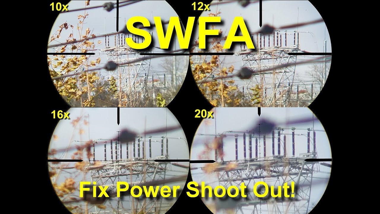 SWFA Fixed Power Shootout 10x, 12x, 16x, 20x - First Person POV - C_Does